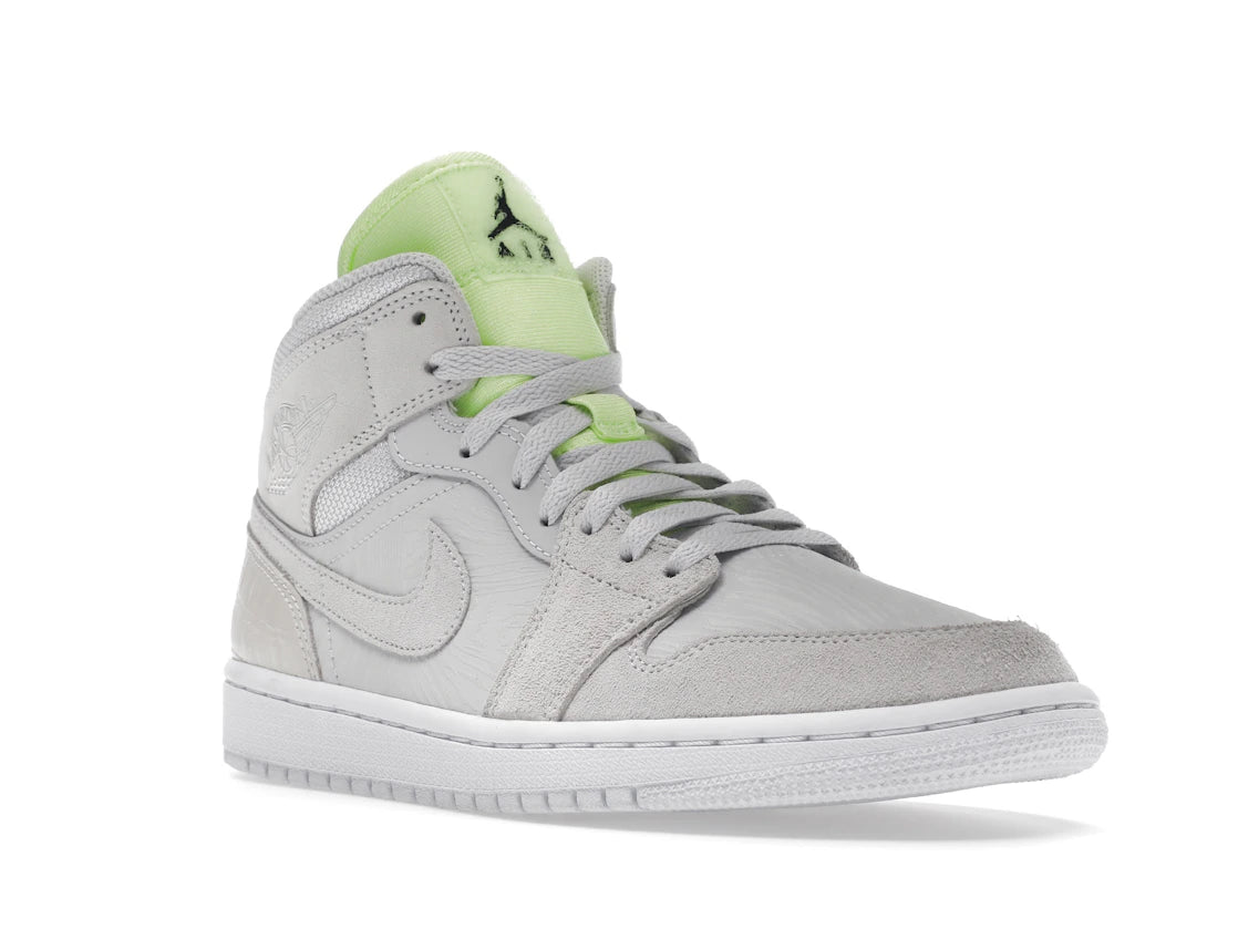 Jordan 1 Mid Vast Grey Ghost Green (Women's) - vue secondaire A
