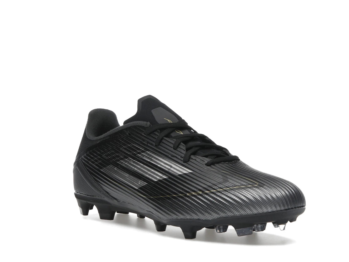 adidas F50 League Multi-Ground Core Black Iron Metallic Gold Metallic (GS) - vue secondaire A