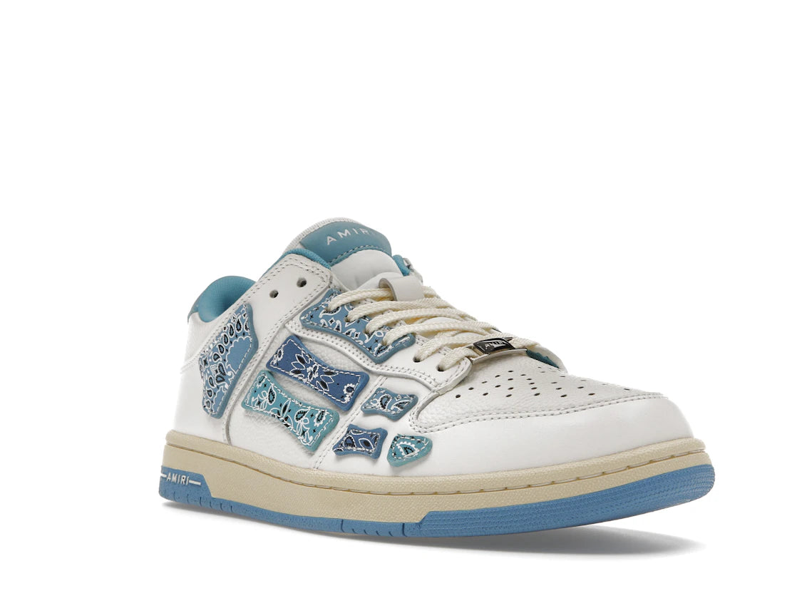 AMIRI Skel Top Low Bandana White Light Blue - vue secondaire A