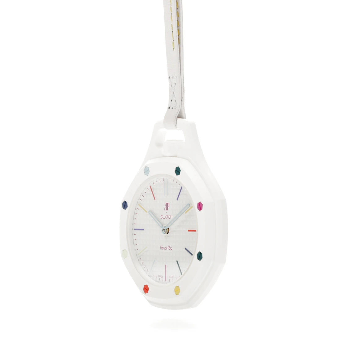 Swatch x Audemars Piguet AP Bioceramic Royal Pop Huit Blanc SSX03W100N - vue secondaire A