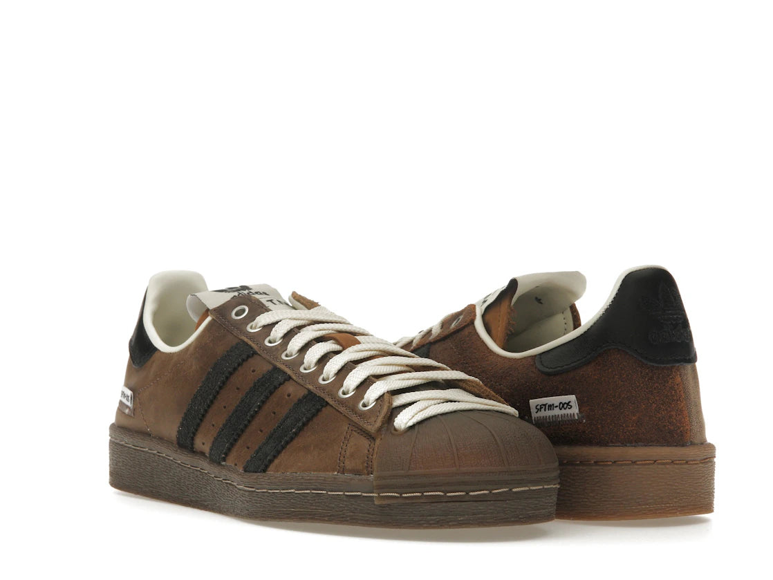 adidas Superstar Song for the Mute Brown Black - vue secondaire A