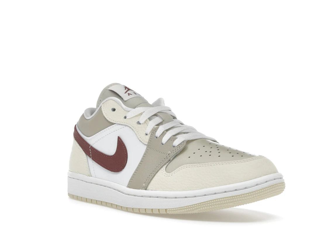 Jordan 1 Low SE Desert Khaki Red Sepia (Women's) - vue secondaire A
