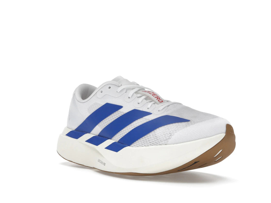 adidas Adizero Evo SL White Royal Blue - vue secondaire A