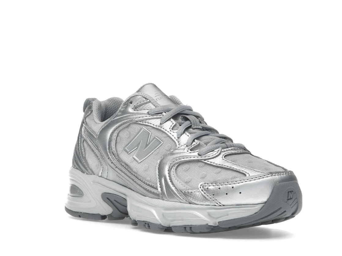 New Balance 530 Silver Metallic Raincloud Polka Dots