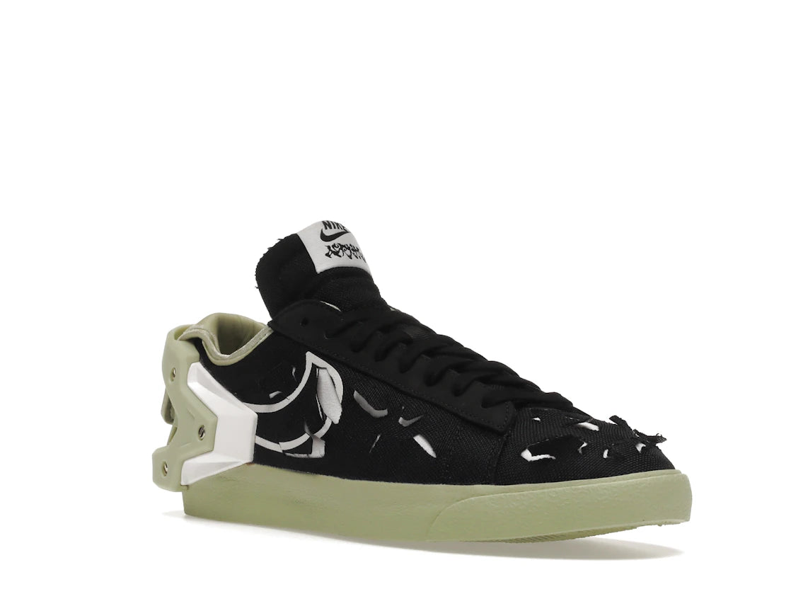 Nike Blazer Low Acronym Black Olive Aura - vue secondaire A