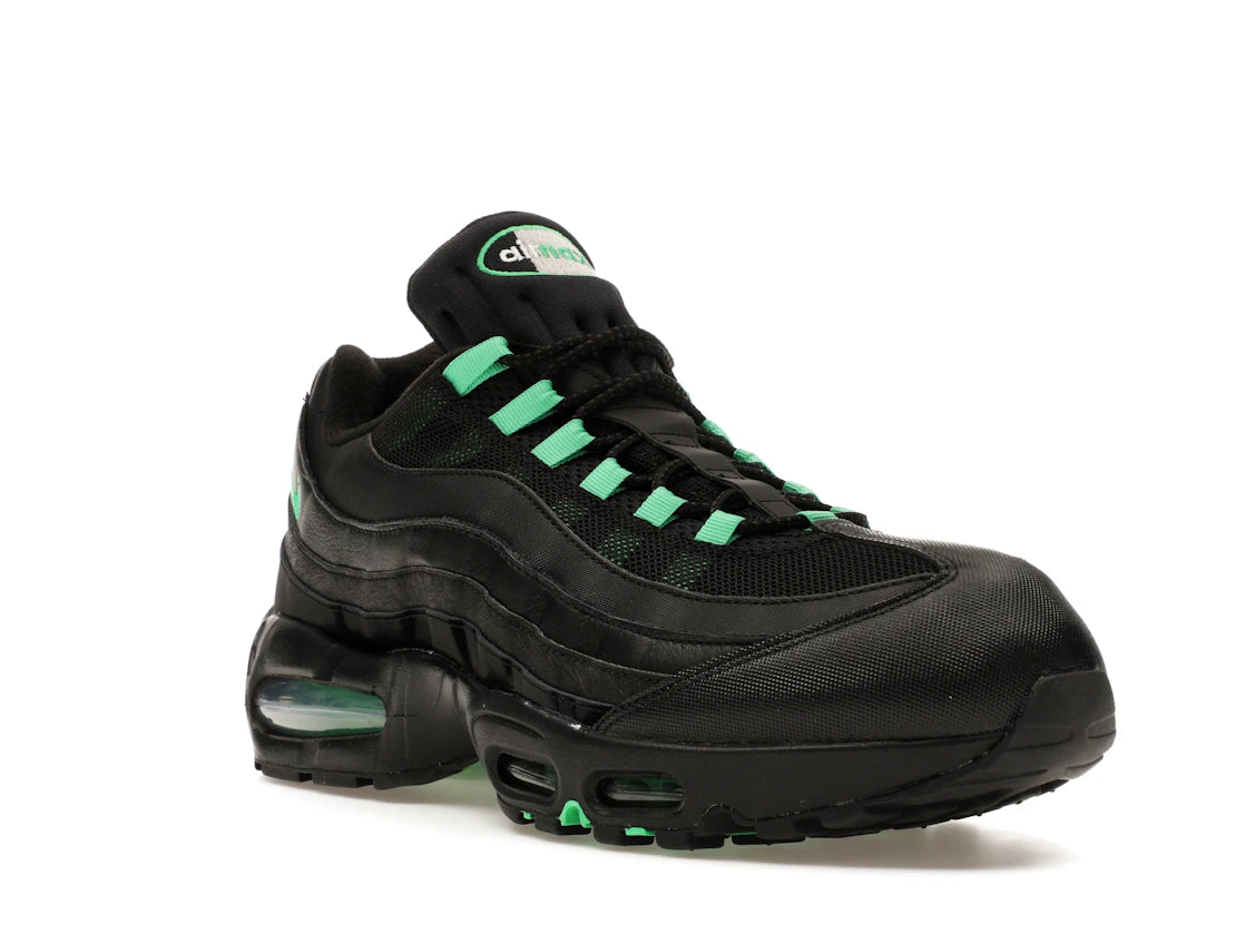 Nike Air Max 95 OG Big Bubble Schwarz Grün Shock - vue secondaire A