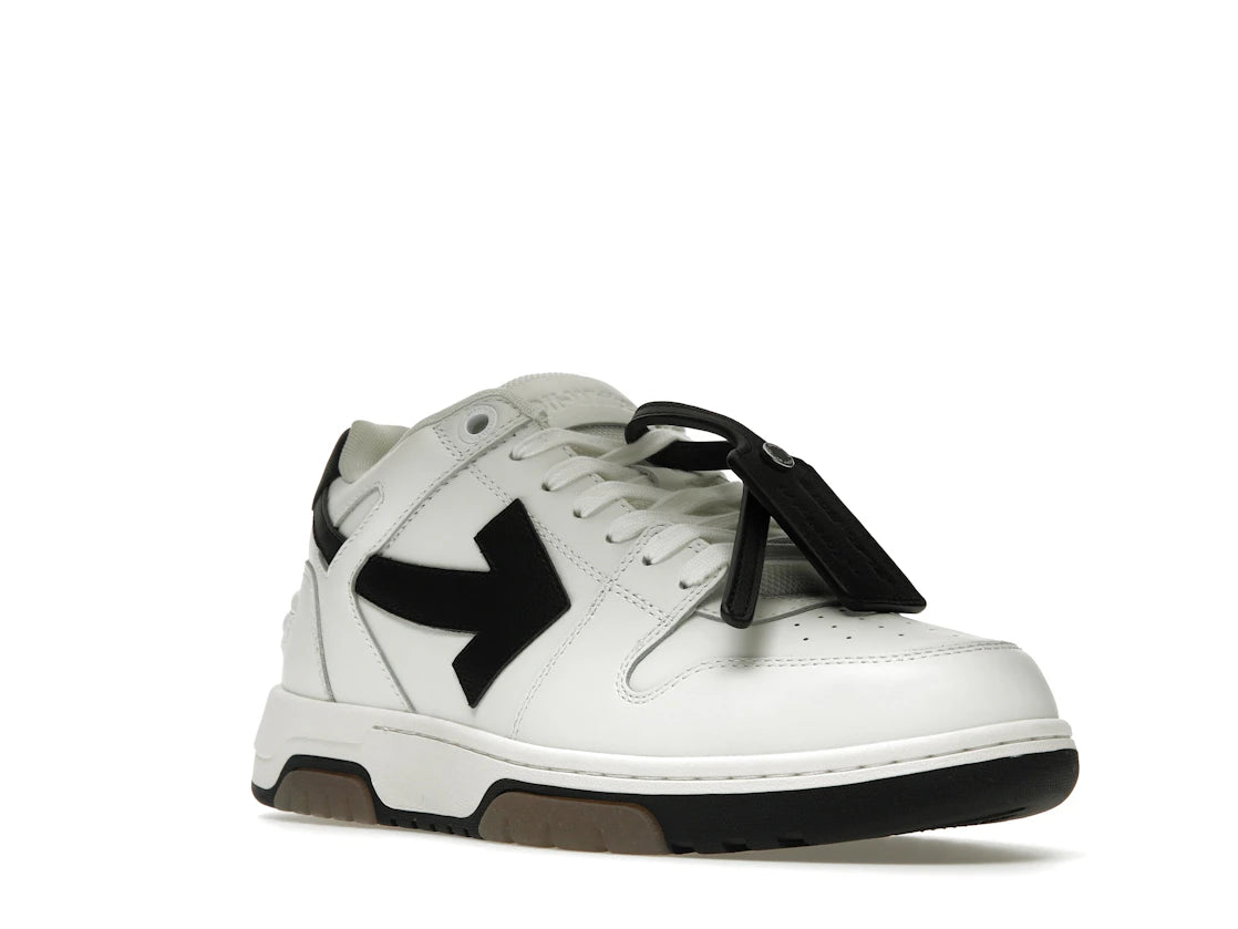 OFF-WHITE Out Of Office OOO 30 MM Low Tops Black White Blue - vue secondaire A