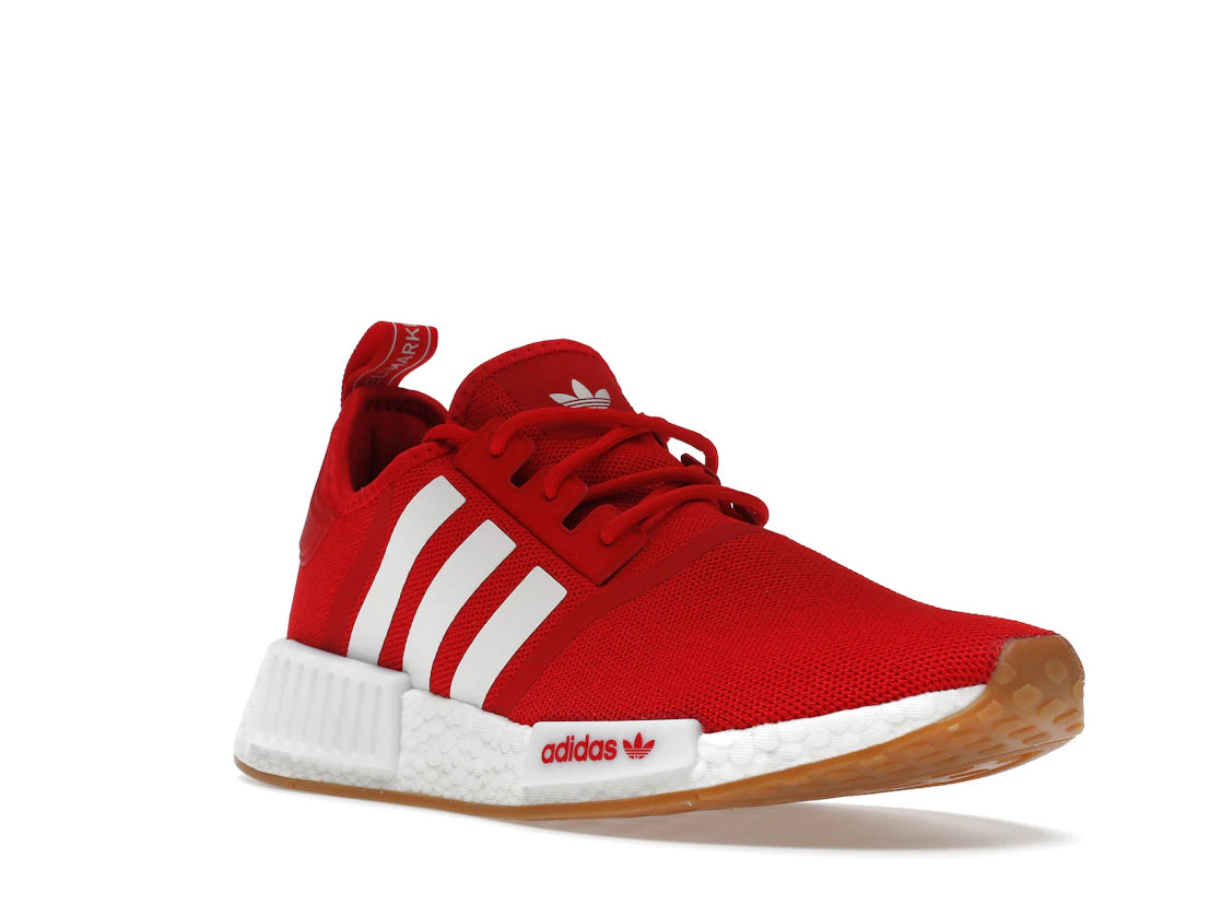 adidas NMD R1 Vivid Red White Gum - vue secondaire A