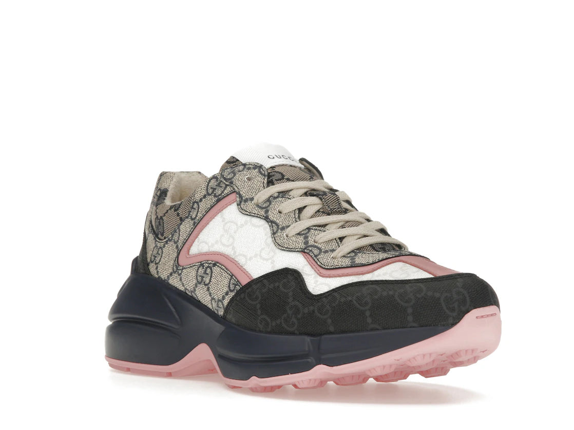 Gucci Rhyton Sneaker Beige Blue Monogram (Women's) - vue secondaire A