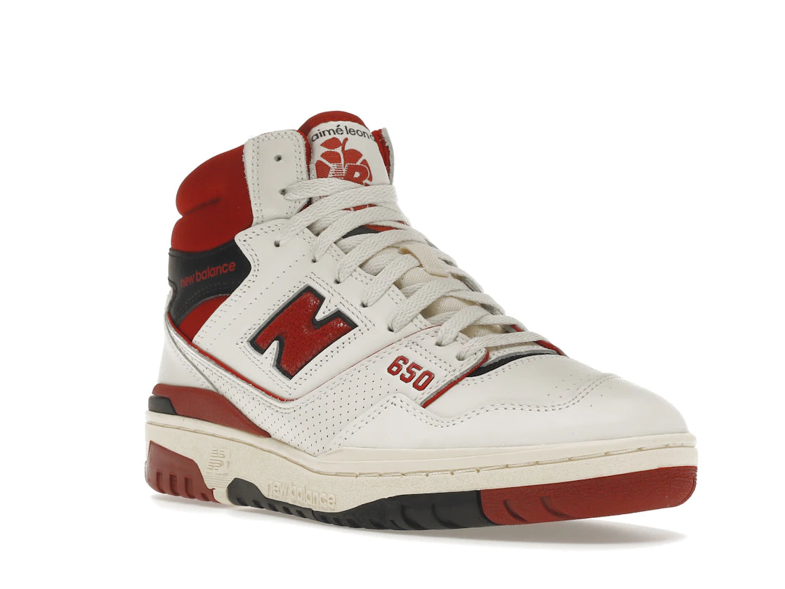 New Balance 650R Aime Leon Dore White Red - vue secondaire A