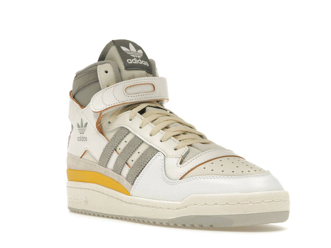 adidas Forum 84 High White Yellow - vue secondaire A