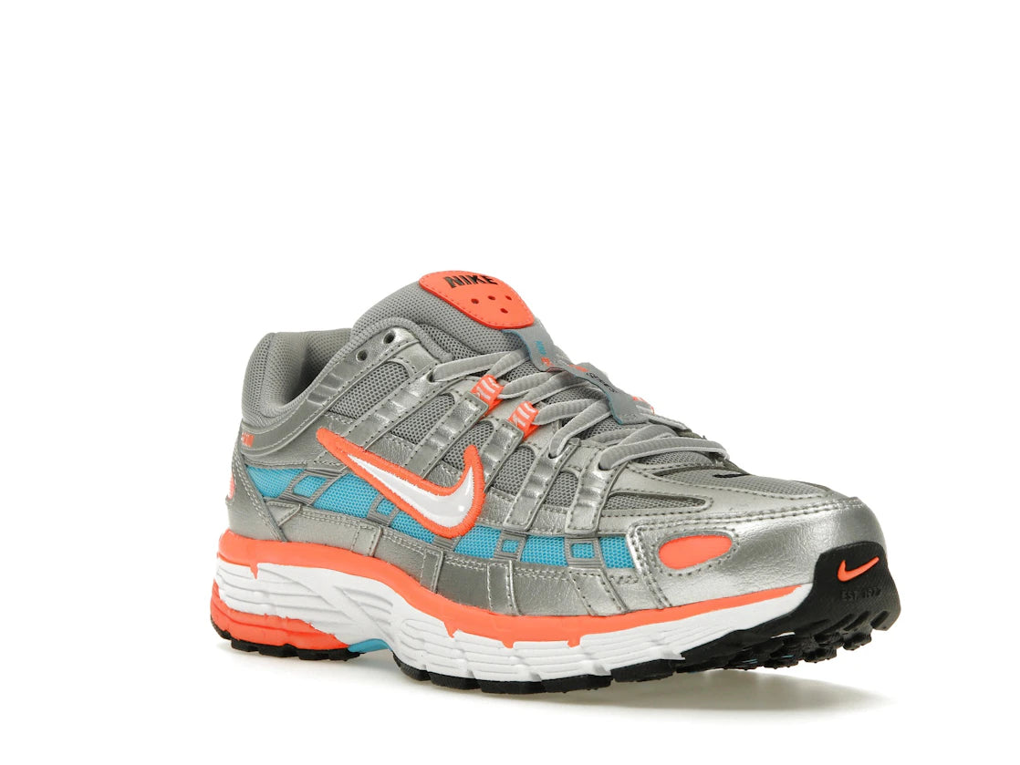 Nike P-6000 Metallic Silver Crimson Blue Fury (Women's) - vue secondaire A