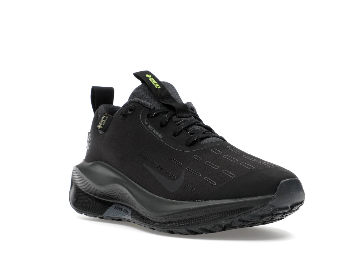 Nike React Infinity Run 4 Gore-Tex Black Volt Dark Grey Anthracite (Women's) - vue secondaire A