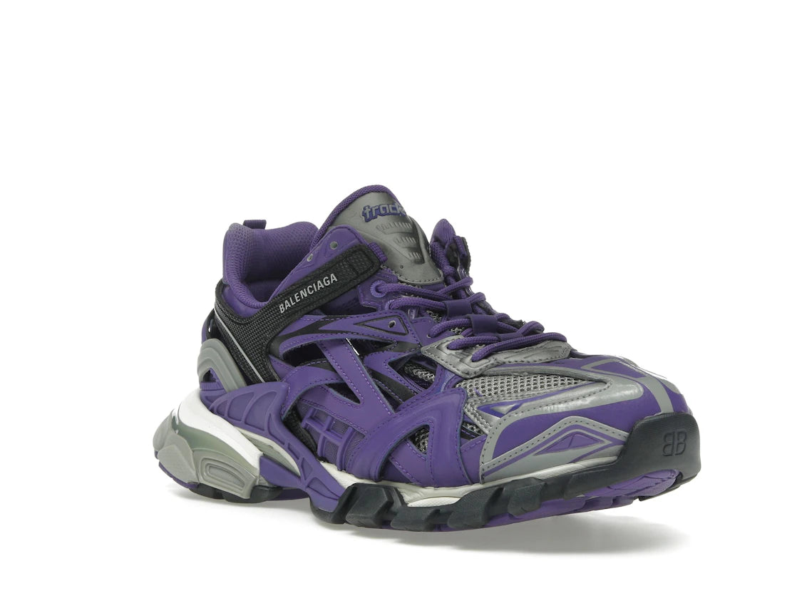 Balenciaga Track.2 Bicolour Violet - vue secondaire A