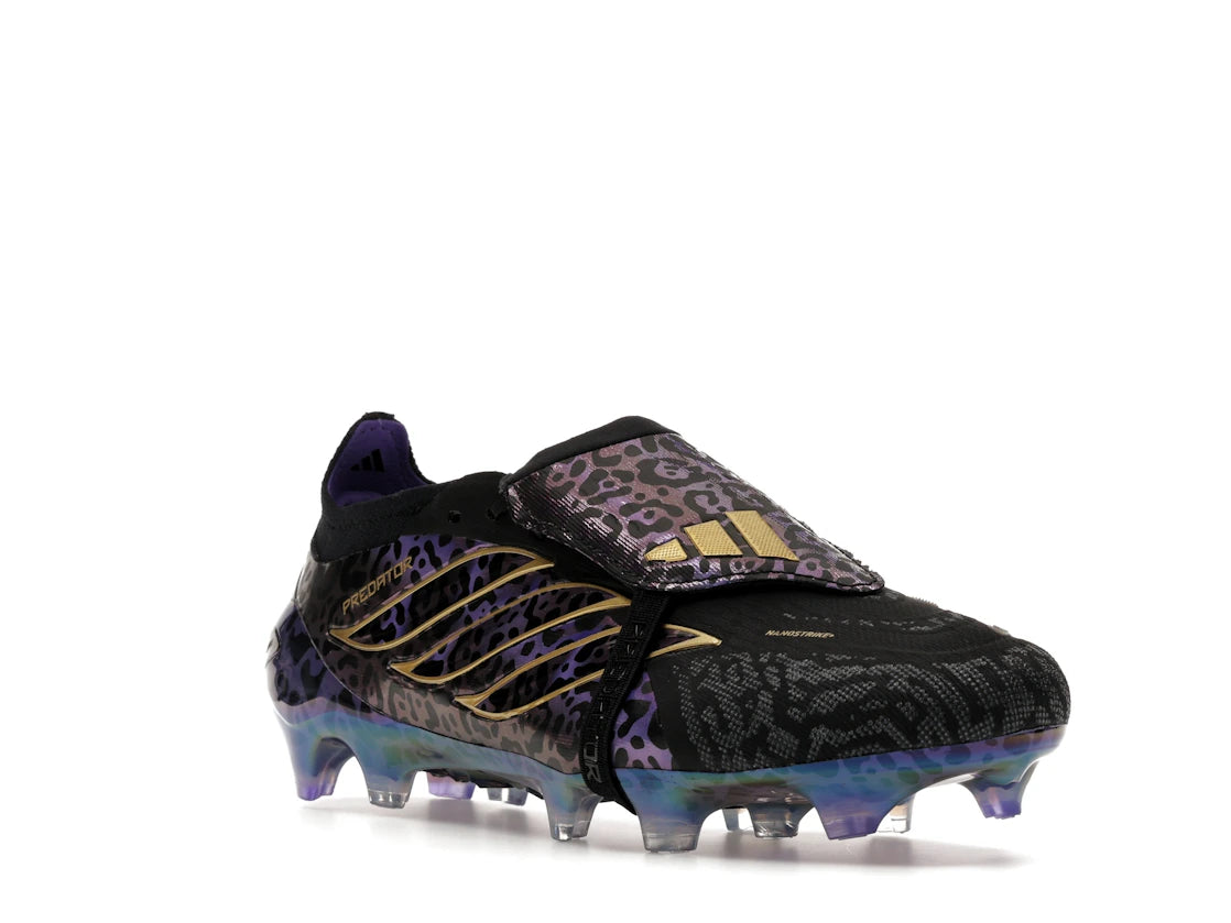 adidas Predator Elite Fold-Over Tongue FG Kaka Core Black Gold Metallic - vue secondaire A