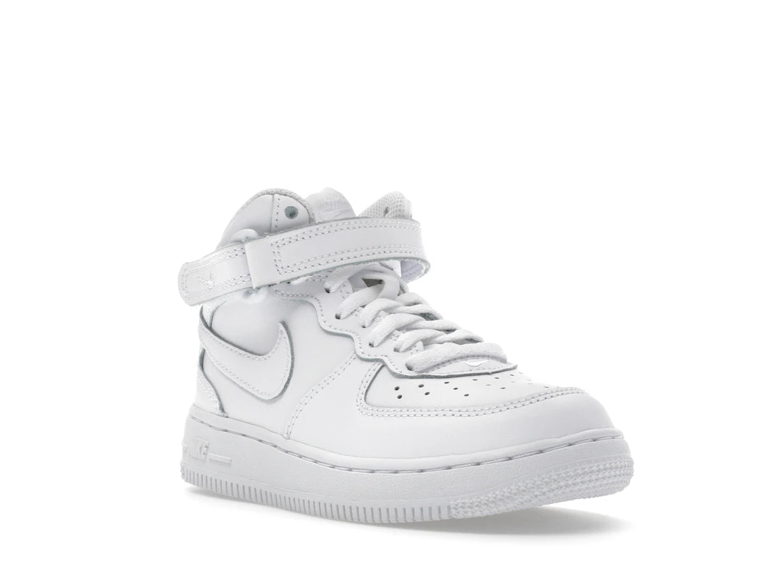 Nike Air Force 1 Mid White (PS) - vue secondaire A