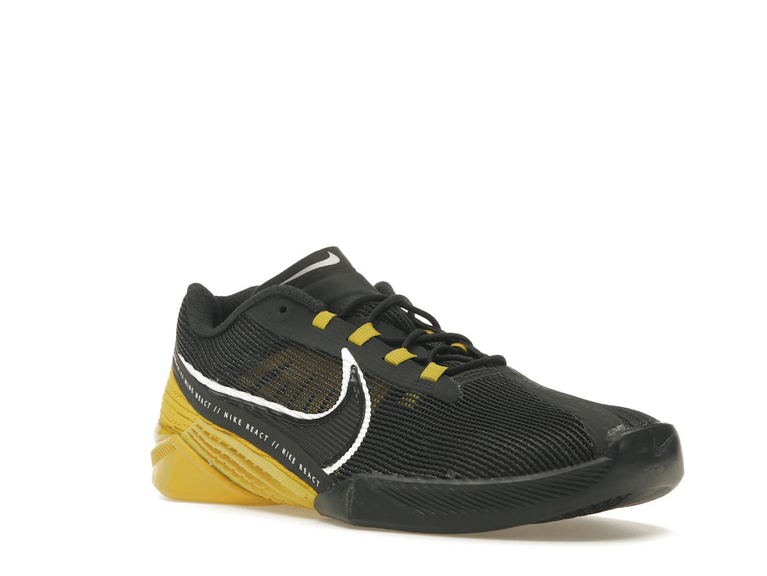 Nike React Metcon Turbo Dark Smoke Grey Bright Citron - vue secondaire A