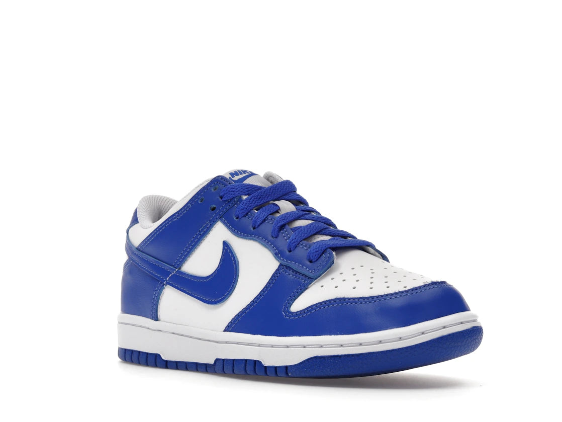 Nike Dunk Low White Hyper Royal (GS) - vue secondaire A