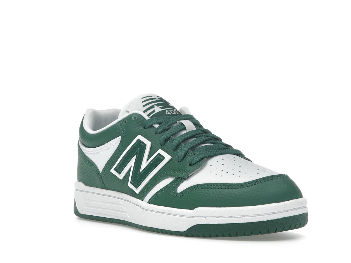 New Balance 480 Team Forest Green White - vue secondaire A
