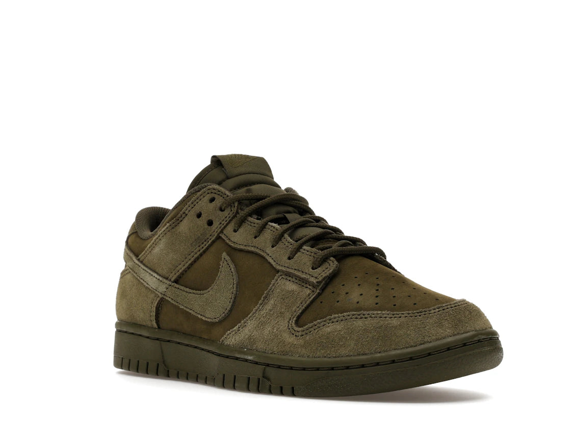 Nike Dunk Low SE Olive Canvas - vue secondaire A