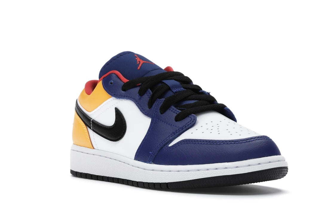 Jordan 1 Low Royal Yellow (GS) - vue secondaire A