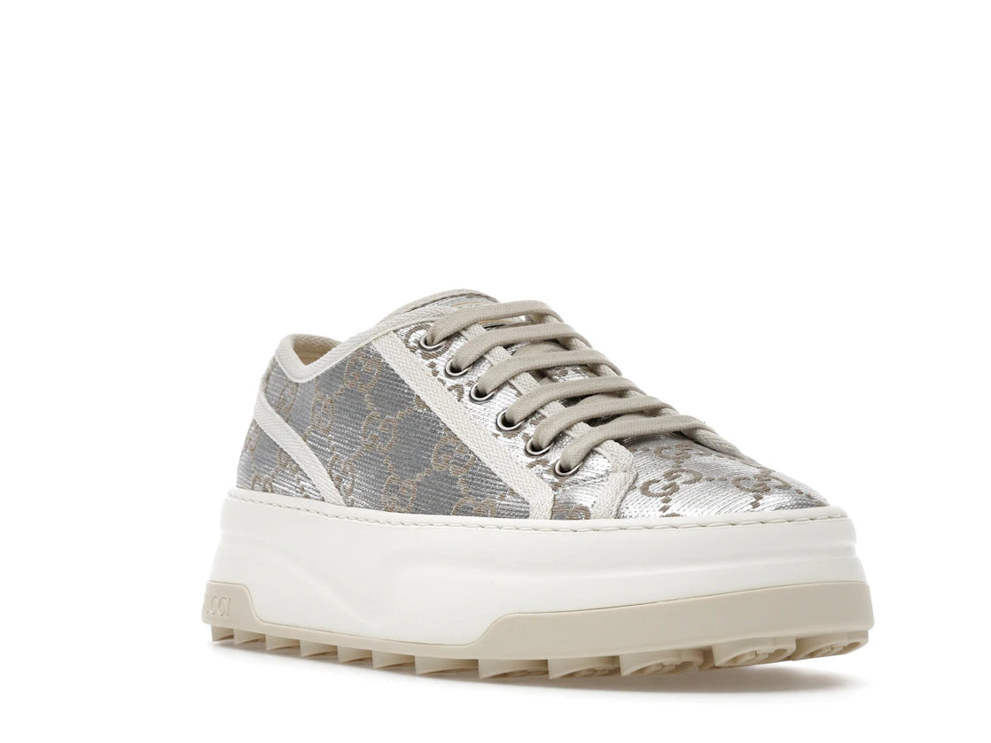 Gucci GG Sneaker Metallic Silver (Women's) - vue secondaire A