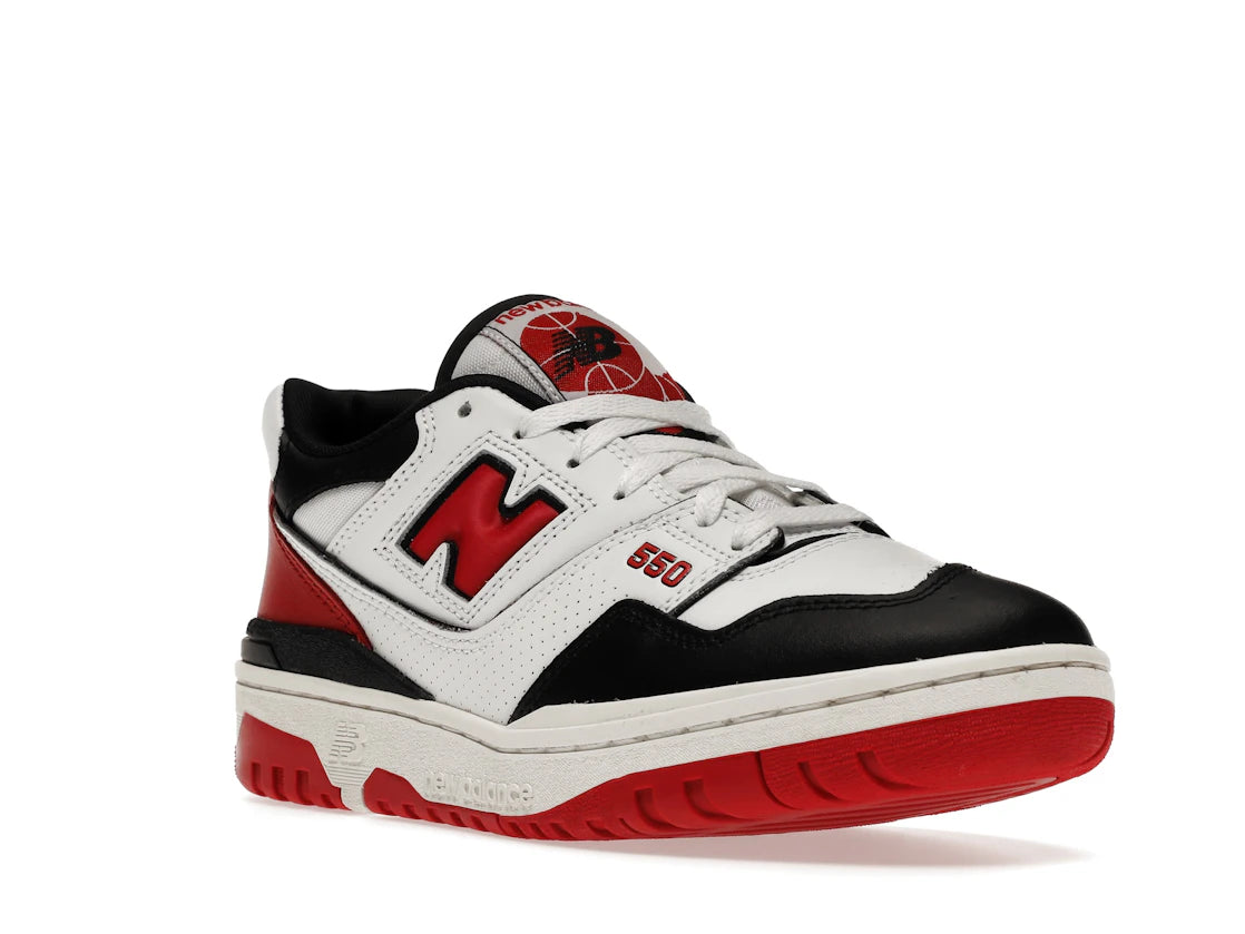 New Balance 550 White Red Black - vue secondaire A