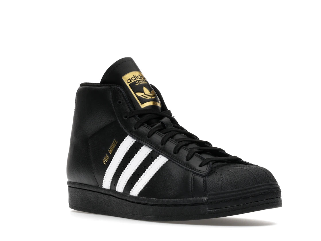 adidas Pro Model ADV Core Black Cloud White Gold Metallic - vue secondaire A
