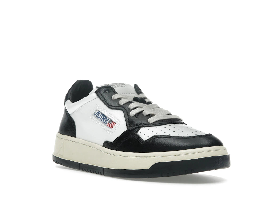 Autry Medalist Leather Low White Black (Women's) - vue secondaire A