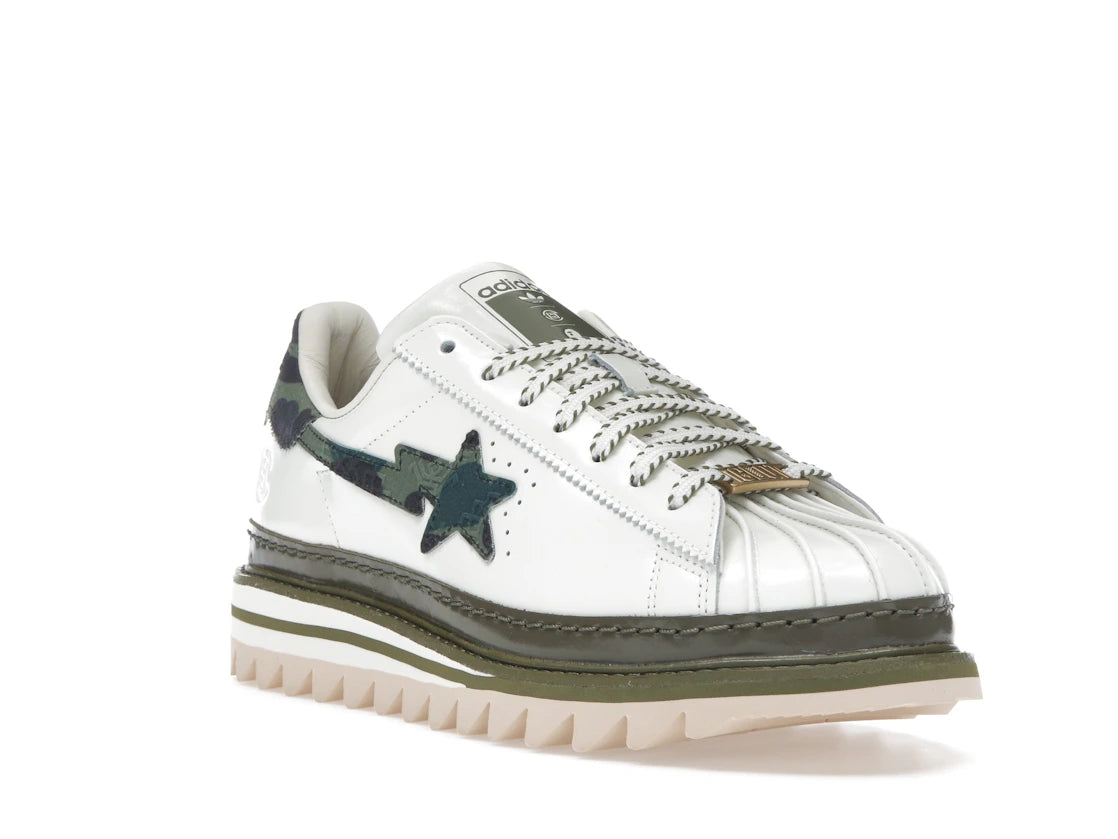 adidas Superstar CLOT by Edison Chen x Bape Off White - vue secondaire A