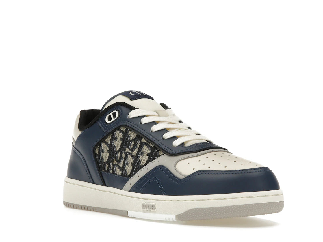 Dior B27 Low Blue Cream Dior Gray Beige Black Dior Oblique Jacquard - vue secondaire A