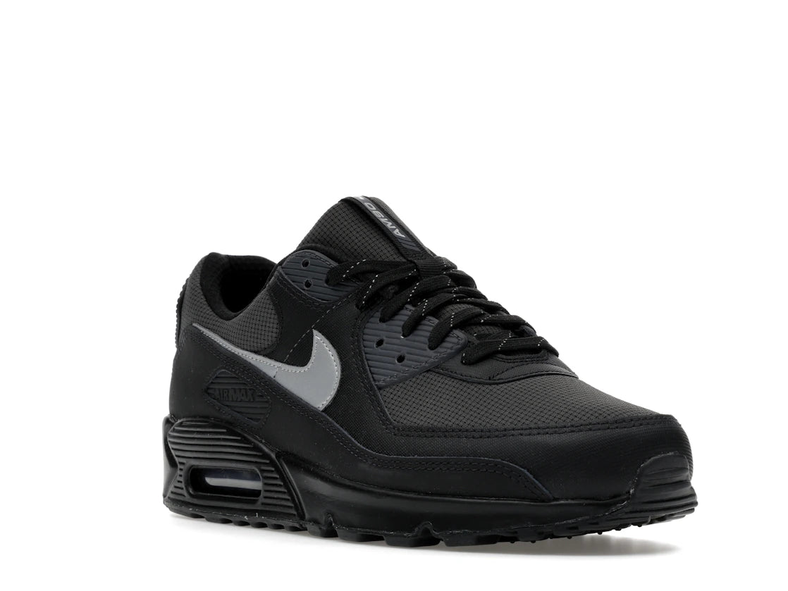 Nike Air Max 90 Black Reflective Silver - vue secondaire A