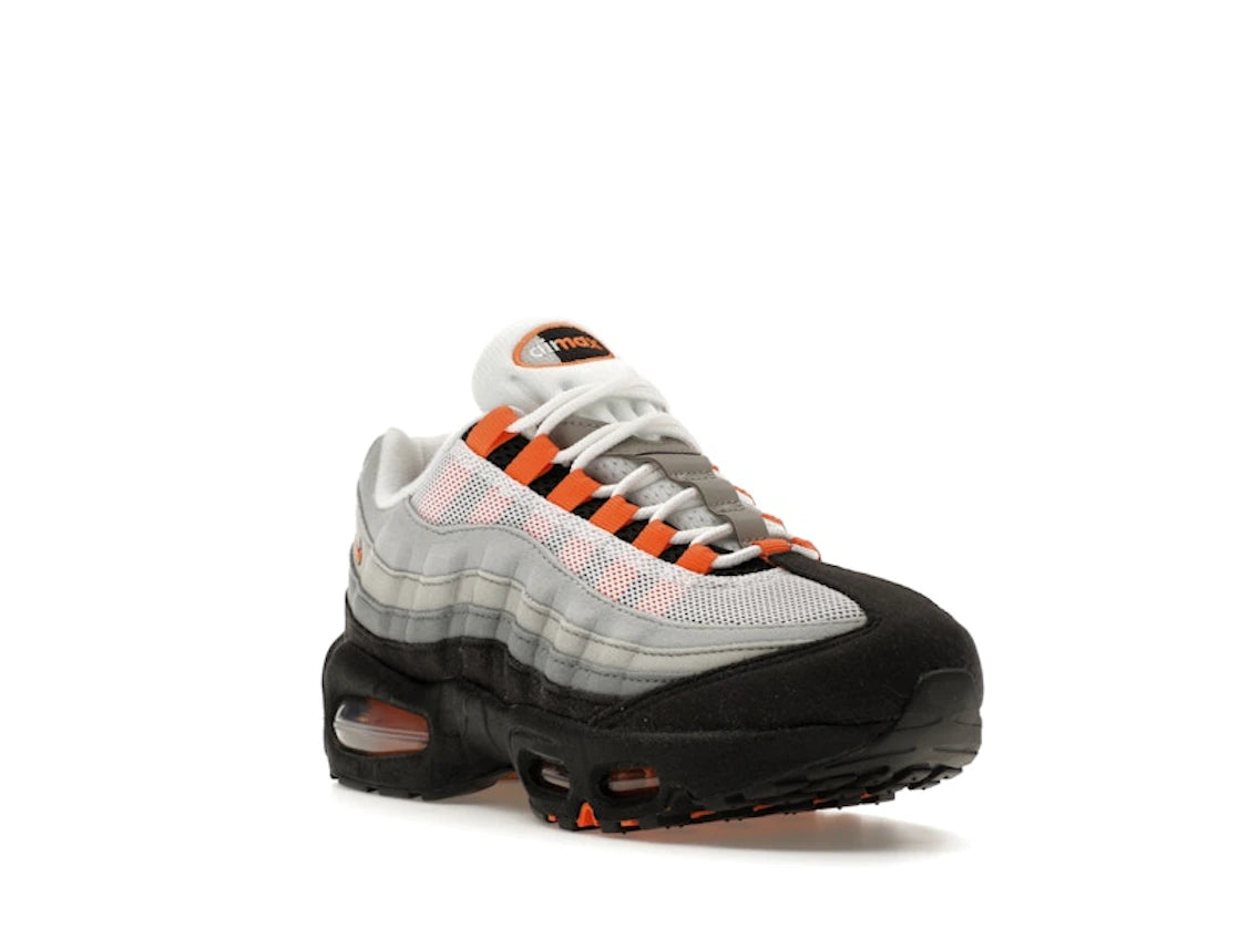 Nike Air Max 95 Big Bubble Black Cool Grey White Bright Mandarin - vue secondaire A