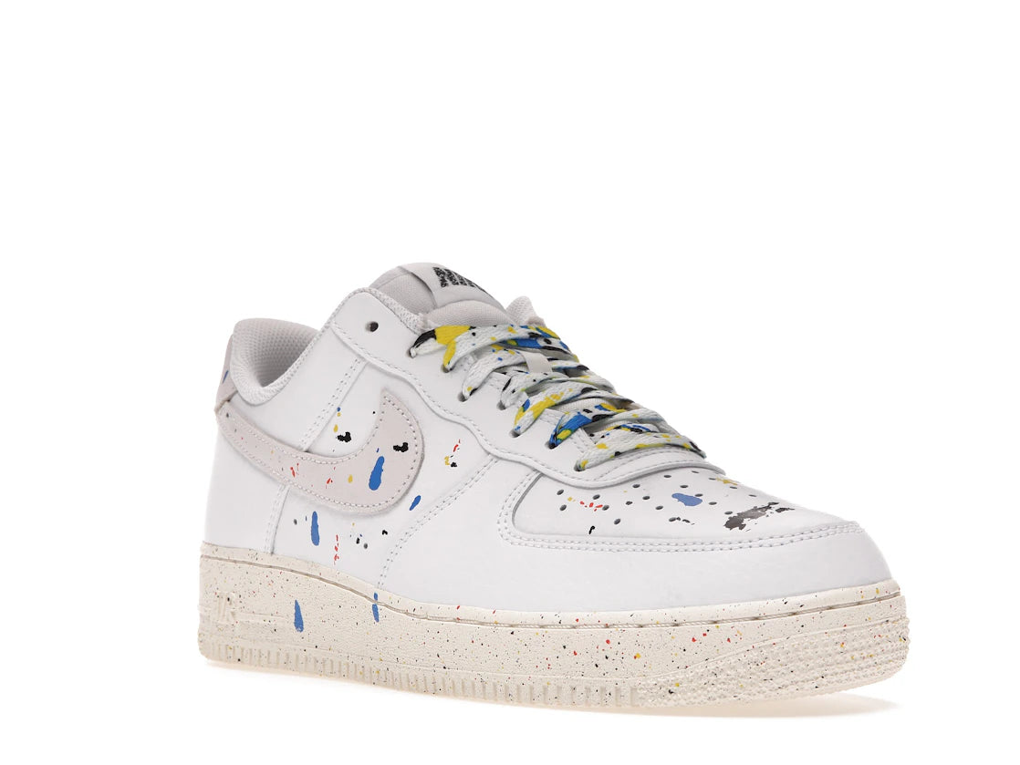 Nike Air Force 1 Low '07 LV8 Paint Splatter White - vue secondaire A