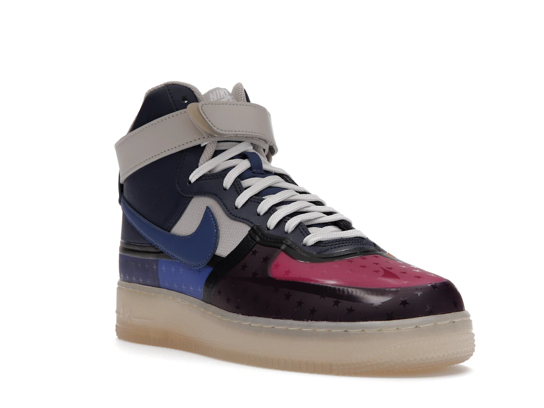 Nike Air Force 1 High '07 Premium Thunder Blue Pink Prime - vue secondaire A