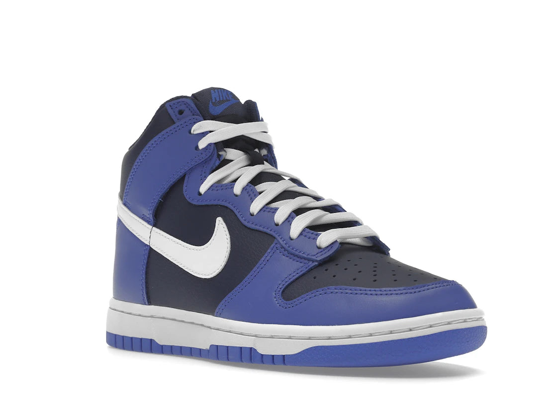 Nike Dunk High Medium Blue Midnight Navy - vue secondaire A