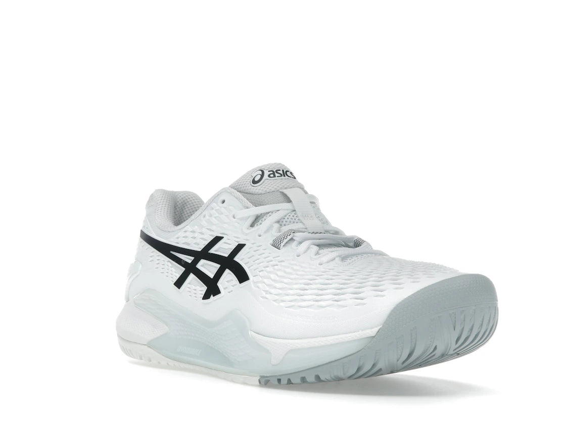 ASICS Gel-Resolution 9 White Black - vue secondaire A