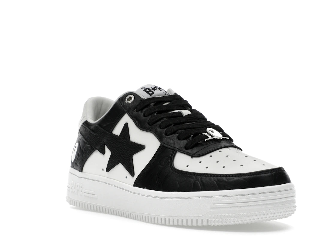 A Bathing Ape Bape Sta #4 Linecamo White Black - vue secondaire A