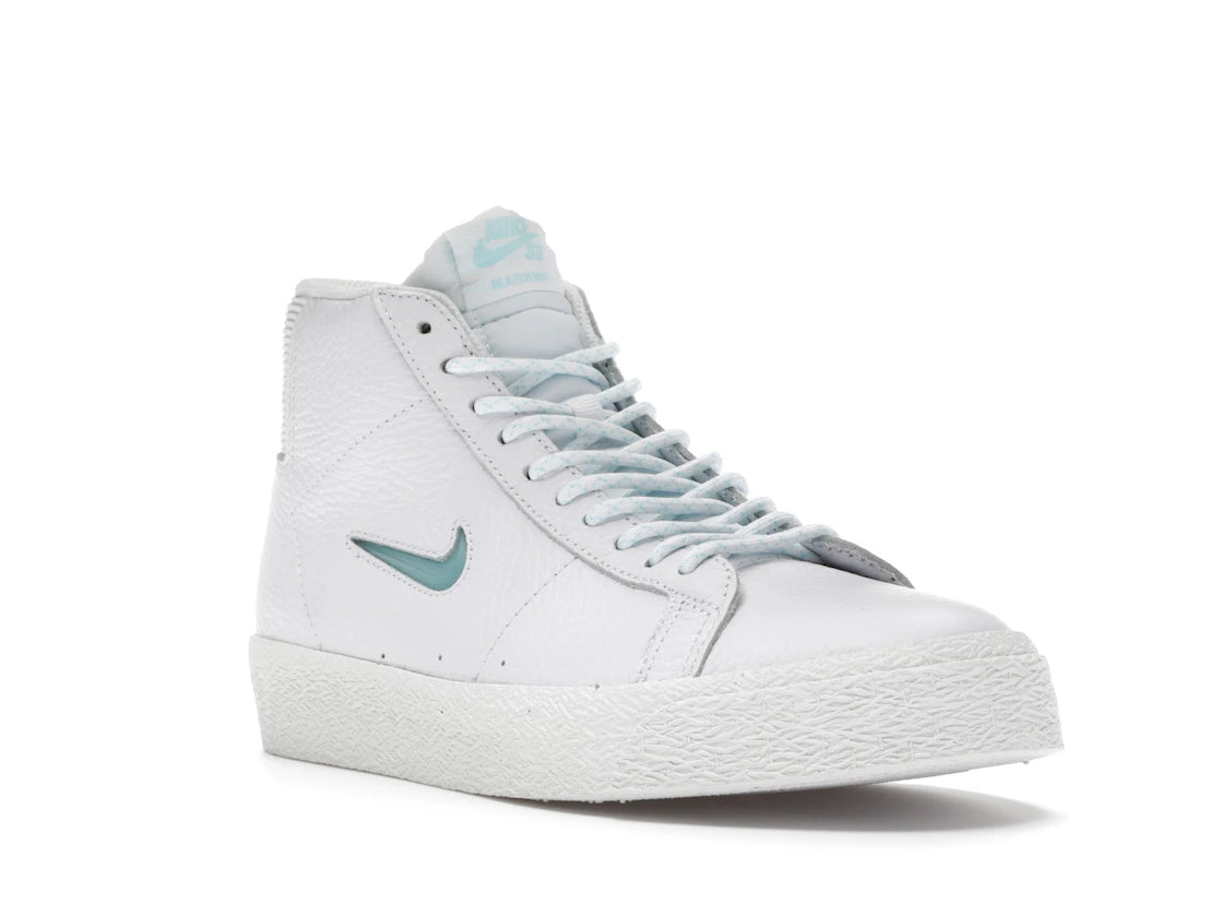 Nike SB Blazer Mid Premium White Glacier - vue secondaire A