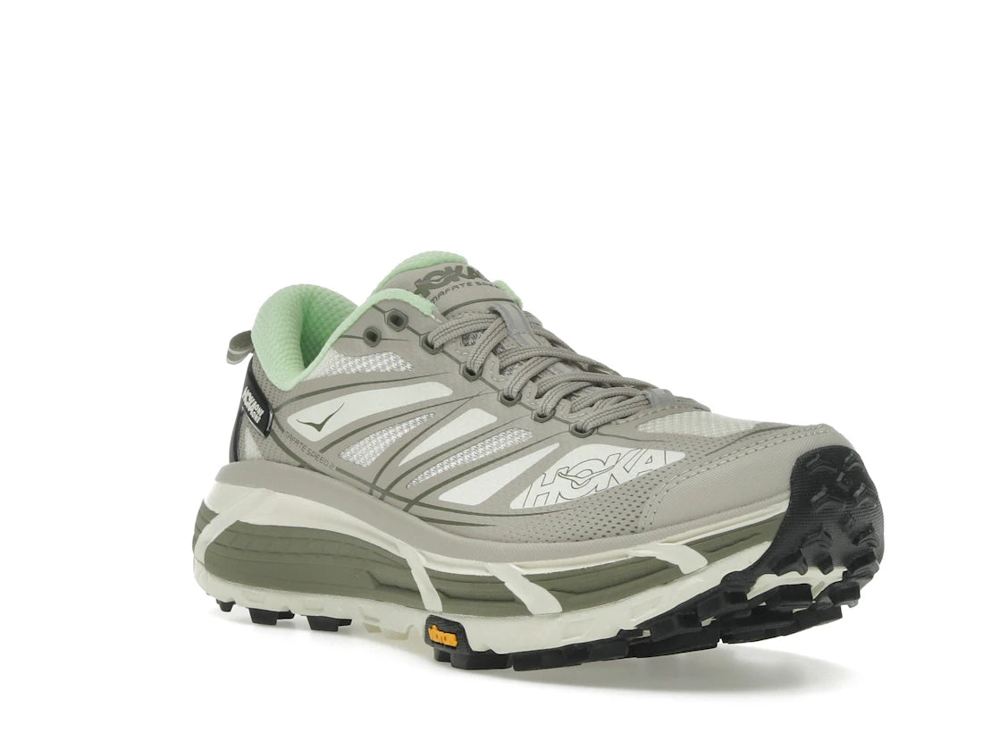 Hoka One One Mafate Speed 2 Putty Eucalyptus - vue secondaire A