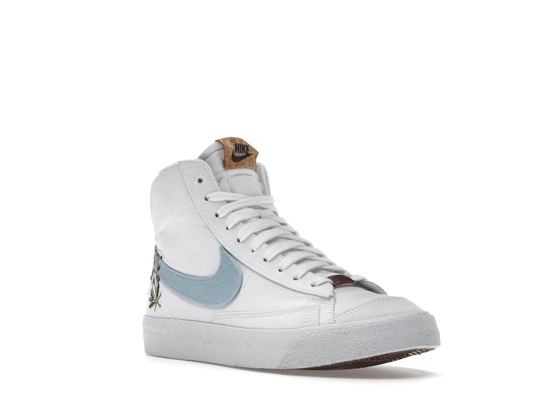 Nike Blazer Mid 77 Indigo (GS) - vue secondaire A