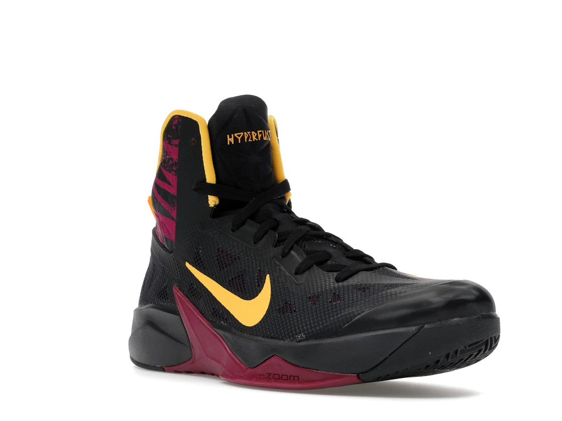 Nike Zoom Hyperfuse 2013 Black/Laser Orange-Raspberry Red - vue secondaire A