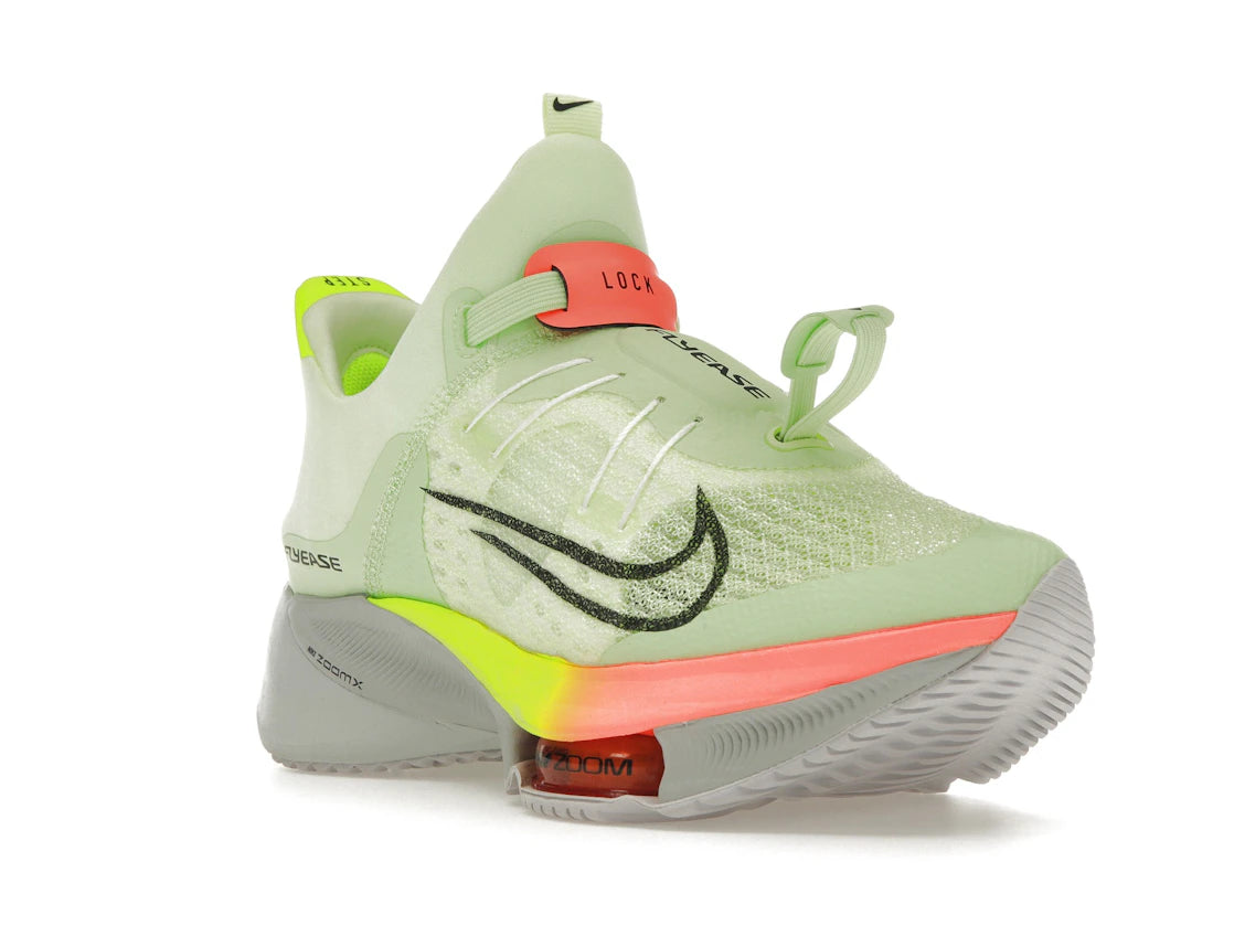 Nike Air Zoom Tempo Next% FlyEase Barely Volt Hyper Orange - vue secondaire A