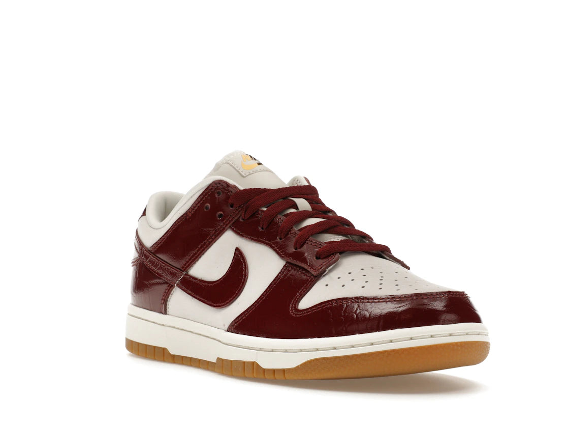 Nike Dunk Low LX Dark Team Red Croc (Women's) - vue secondaire A