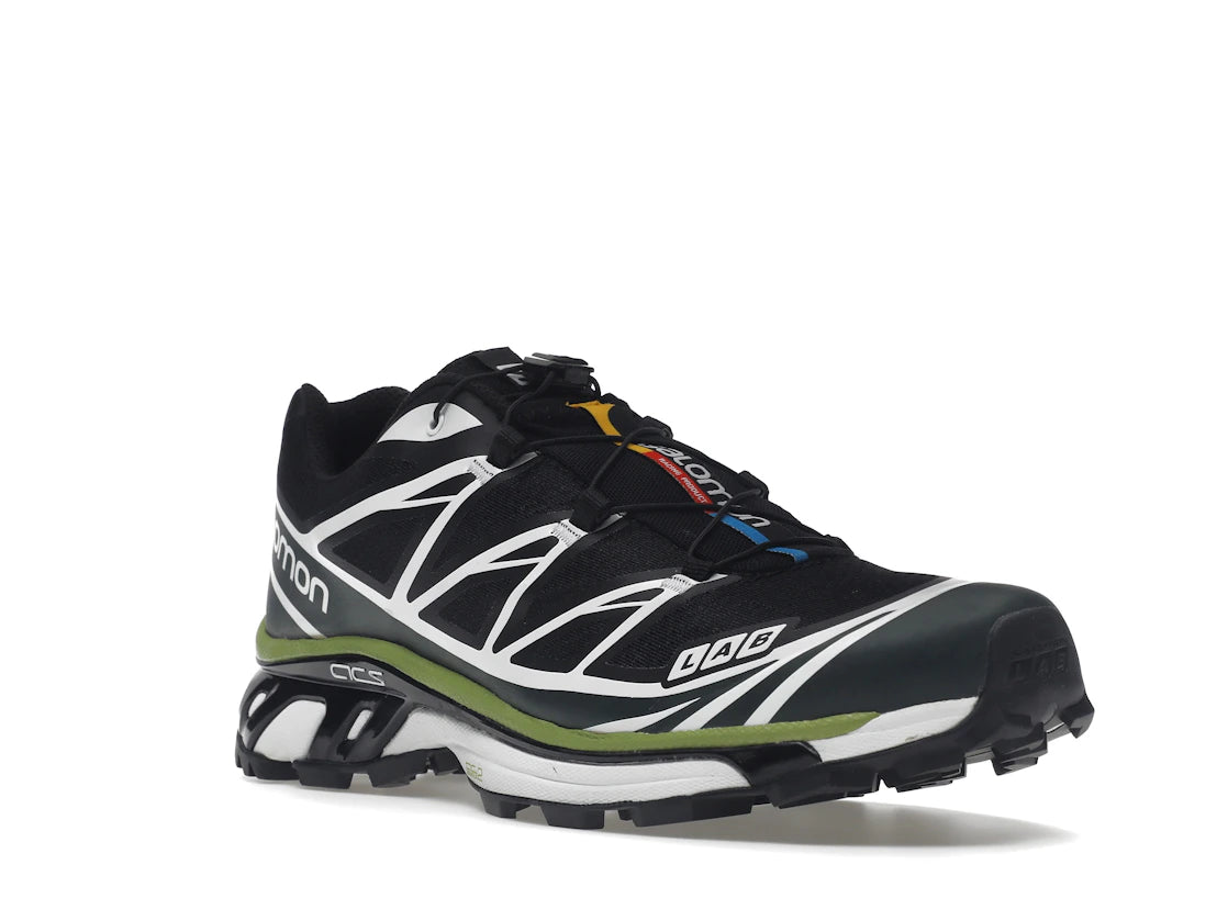 Salomon XT-6 Black Green Lime - vue secondaire A