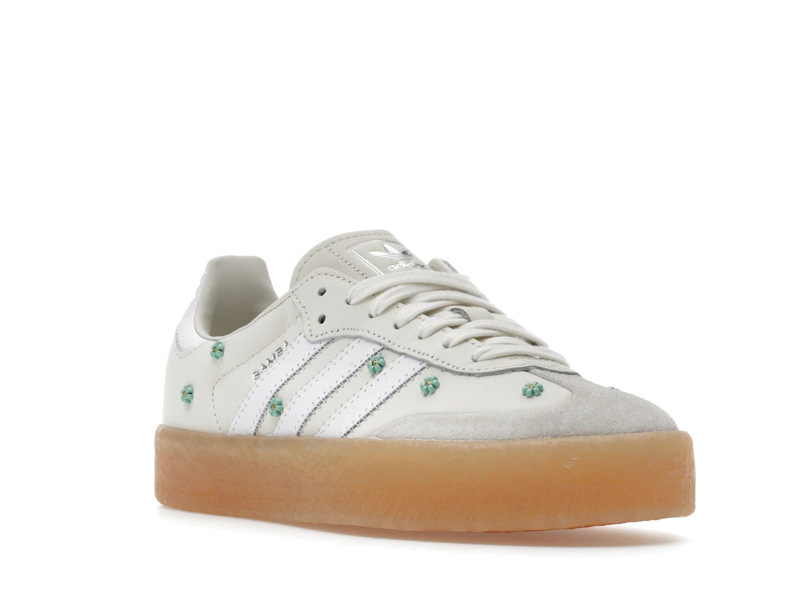 adidas Sambae Off White Cloud White Clear Mint (Women's) - vue secondaire A
