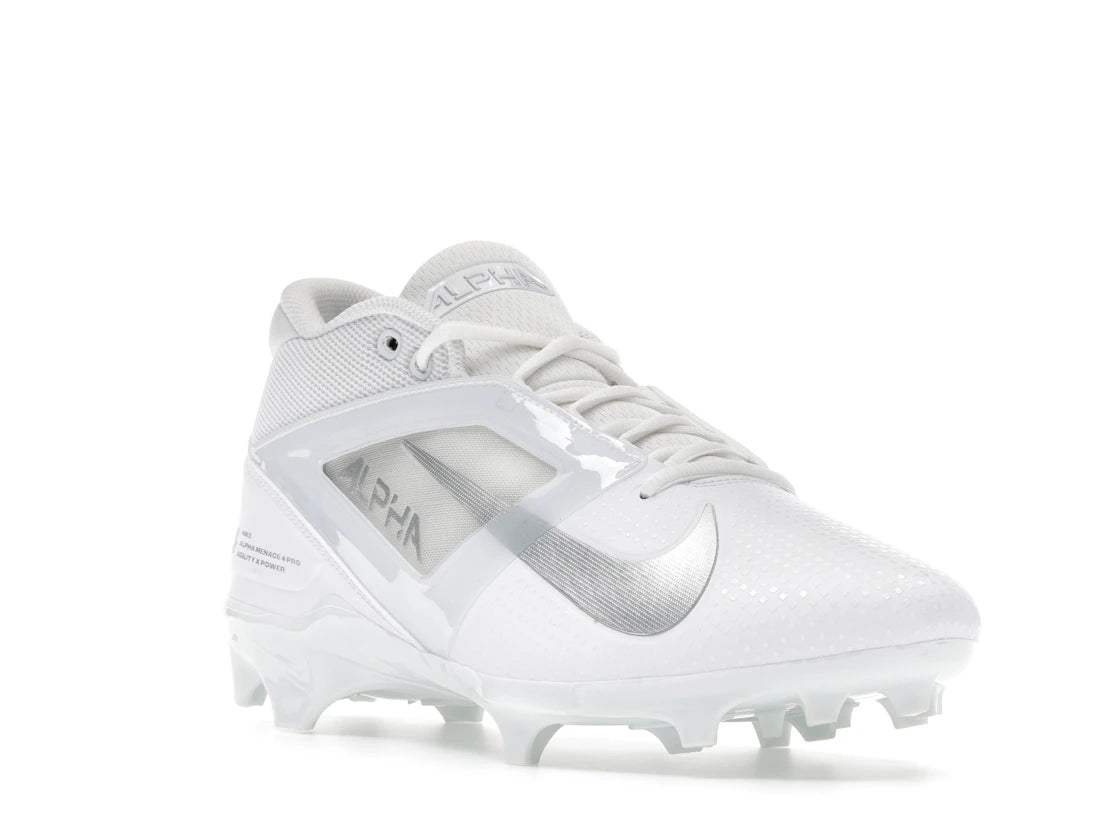 Nike Alpha Menace 4 Pro White Metallic Silver - vue secondaire A