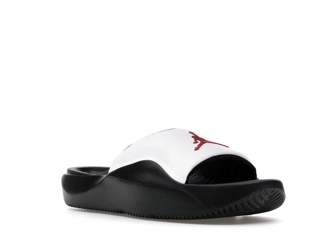 Jordan Franchise Slide White Black Gym Red - vue secondaire A