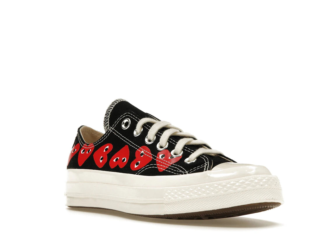 Converse Chuck Taylor All Star 70 Ox Comme des Garcons PLAY Multi-Heart Black - vue secondaire A