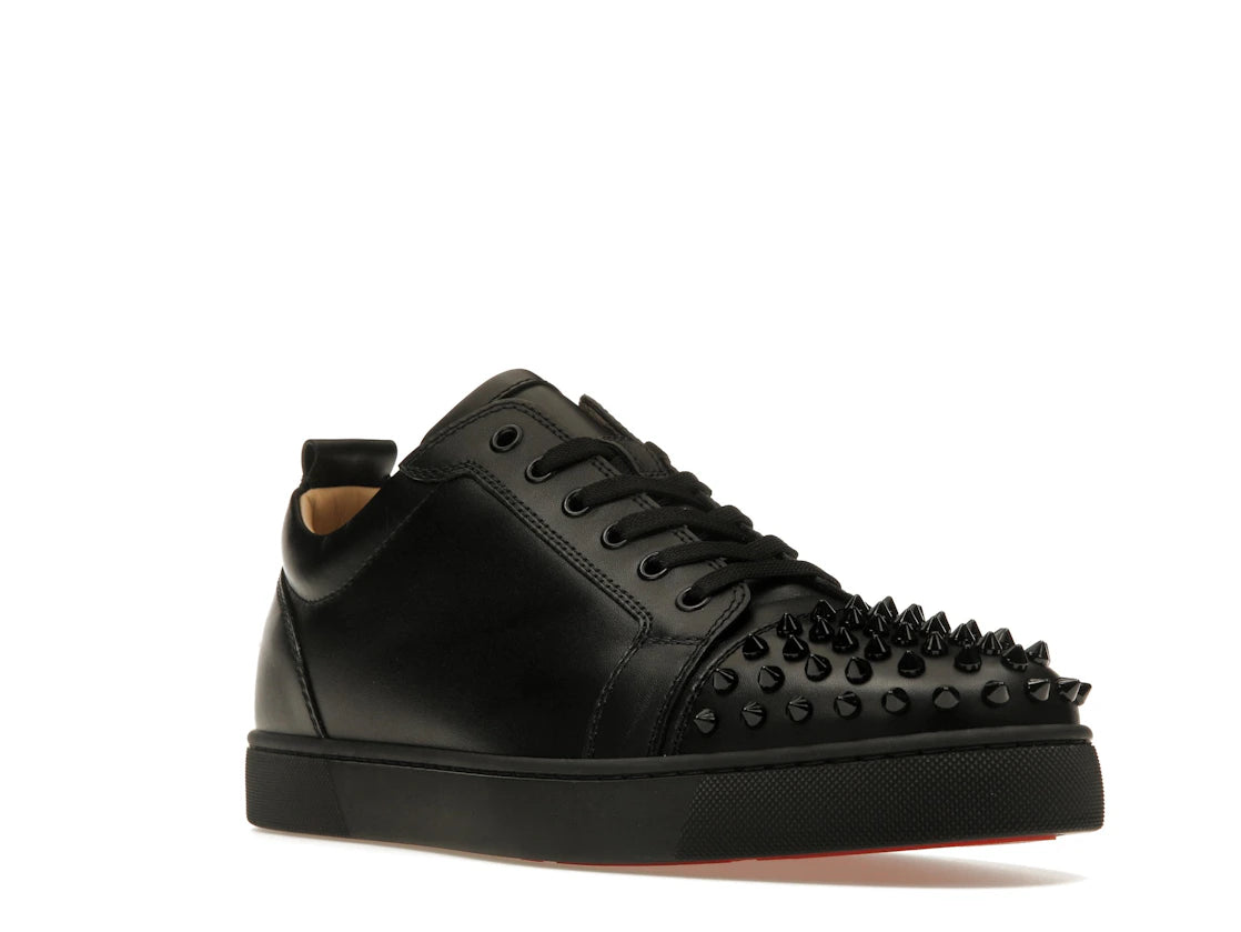 Christian Louboutin Louis Junior Spikes Flat Black - vue secondaire A